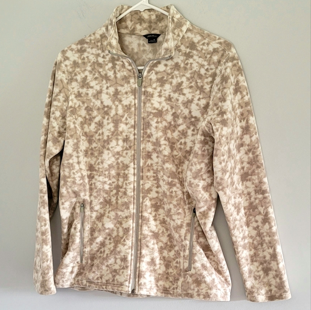 Eddie Bauer Women's Full-Zip Fleece Sweater Jacket Size M - Picture 2 of 8